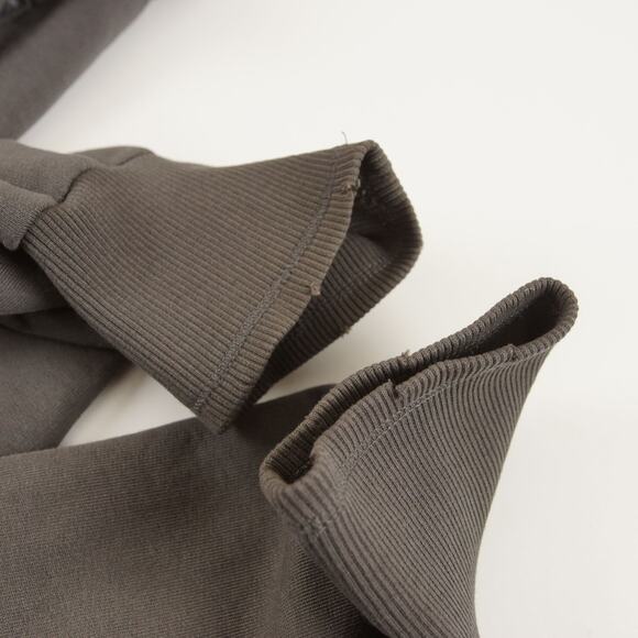 Hugo Boss Orange Label Full Zip Leather Detail Collar Terry Cotton Sweater Sz XL - Picture 10 of 10